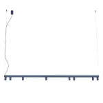Lampa wisząca FOURTY LINE LED 8W + 8xGU10 granatowa 12290 Nowodvorski