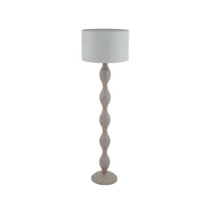 Lampa podłogowa AVILA Szary gwint E27 12381 Nowodvorski