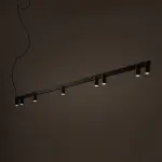 Lampa wisząca FOURTY  LINE LED Czarny 12292 Nowodvorski