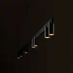 Lampa wisząca FOURTY  LINE LED Czarny 12292 Nowodvorski