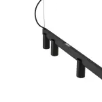 Lampa wisząca FOURTY  LINE LED Czarny 12292 Nowodvorski