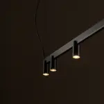 Lampa wisząca FOURTY  LINE LED Czarny 12292 Nowodvorski