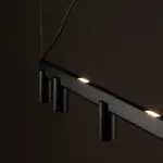 Lampa wisząca FOURTY  LINE LED Czarny 12295 Nowodvorski
