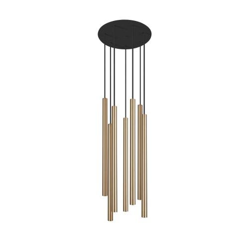 LAMPA WISZĄCA LASER 7 8921 STARE ZŁOTO Nowodvorski