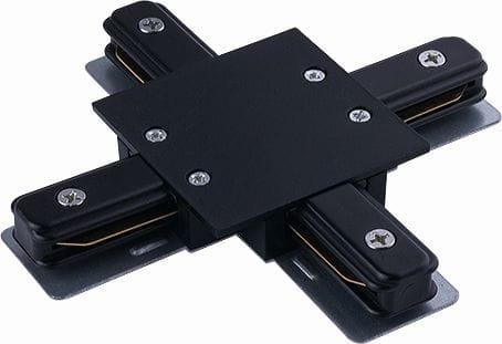 ŁĄCZNIK KRZYżOWY WPUSZCZANY CZARNY PROFILE RECESSED X-CONNECTOR BLACK 8837 Nowodvorski