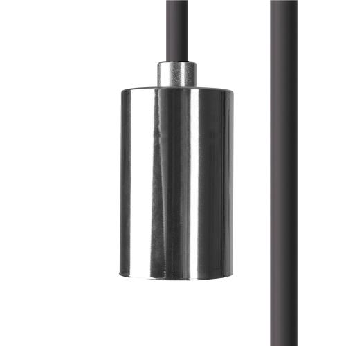 PRZEWÓD Z OPRAWKĄ 150CM CAMELEON CABLE E27 1,5 M BLACK/CHROME 8658 Nowodvorski