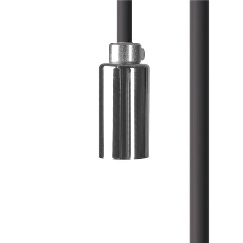 PRZEWÓD Z OPRAWKĄ 150CM CAMELEON CABLE G9 1,5 M BLACK/CHROME 8601 Nowodvorski