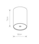 PUSZKA BIAŁA 1 X 40W CAMELEON CANOPY E WHITE 8551 Nowodvorski