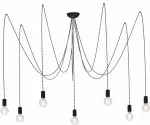 LAMPA WISZĄCA SPIDER GRAY VII żELAZKO 6787 Nowodvorski