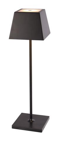 LAMPA OGRODOWA BEZPRZEWODOWA NA STÓŁ USB MAHE LED BLACK 8398 Nowodvorski
