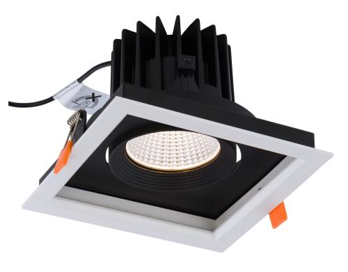 OPRAWA WPUSZCZANA CL DIA LED 30W 2250lm 4000K biała/czarna 8718 Nowodvorski
