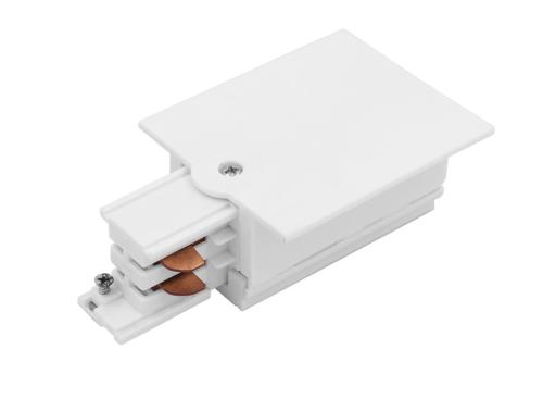 KOŃCÓWKA ZASILAJĄCA WPUSZCZANA LEWA BIAŁA CTLS RECESSED POWER END CAP, LEFT (PEL) WHITE 8234 Nowodvorski