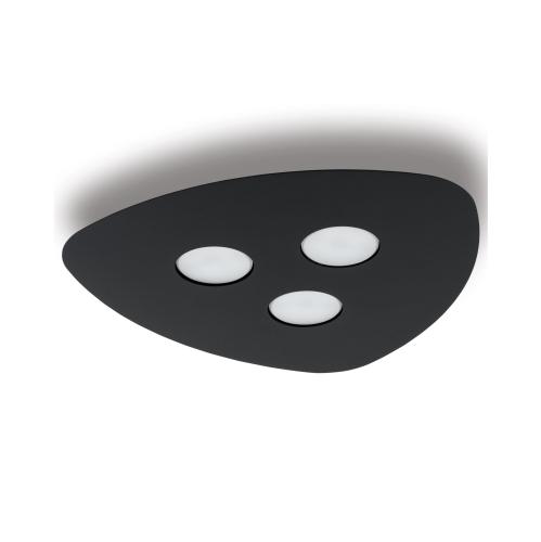 LAMPA SUFITOWA ORGANIC BLACK III CZARNA 8302 Nowodvorski