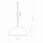 LAMPA HEMISPHERE RUST I ZWIS L 6368 Nowodvorski