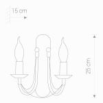 KINKIET ARES II 203 Nowodvorski