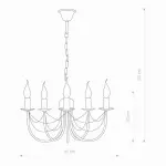 LAMPA WISZĄCA WIOLETTA V 1353 Nowodvorski