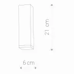 LAMPA SUFITOWA BRYCE CONCRETE S 5718