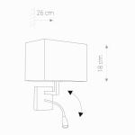 KINKIET HOTEL LED 6800 Nowodvorski