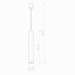 LAMPA WISZĄCA EYE GRAPHITE L 5456 Nowodvorski