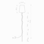 LAMPA STOJĄCA WBIJANA GALAXY 9425