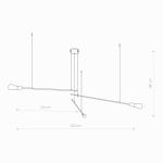 LAMPA WISZĄCA PILE BLACK 9128 Nowodvorski