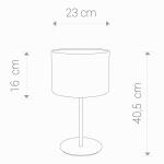 LAMPA BIURKOWA ALICE GRAY 9090 Nowodvorski