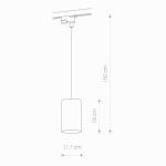 SPOT PROFILE BIT GU10 ES111 BLACK 8823 Nowodvorski