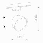 REFLEKTOR PROFILE VESPA GU10 ES111 WHITE 8824 Nowodvorski