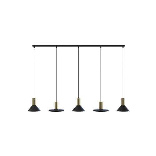 Lampa wisząca HERMANOS V BLACK/SOLID BRASS 8032 Nowodvorski Lighting