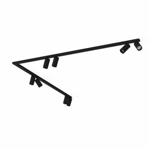 Listwa sufitowa 90° 2x150cm MONO CORNER VIII 2x150 BLACK 7721 Nowodvorski Lighting