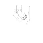 Spot z regulacją MIKE 7658 Nowodvorski Lighting