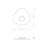 LAMPA SUFITOWA ORGANIC WHITE I BIAŁA 8305 Nowodvorski