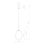 LAMPA WISZĄCA PEAR S 8673 Nowodvorski