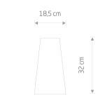 Abażur do lampy podłogowej PETIT B WHITE 8342 Nowodvorski