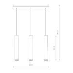 Lampa wisząca EYE BLACK III 7862 Nowodvorski