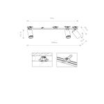 Oprawa wpuszczana MONO SURFACE III BLACK/GOLD 7691 Nowodvorski Lighting